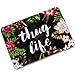 Changyun Thug Life Flowers Doormat Entrance Mat Floor Mat Rug Indoor/Outdoor/Front Door/Bathroom Mats Rubber Non Slip (23.6