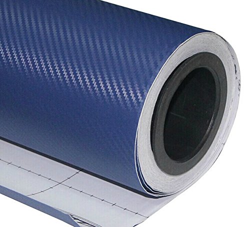 Blue Motor 3D Flexible Carbon Fiber Vinyl Wrap Film 60"x12"