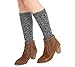 vamei Girls Lace Crochet Knit Thermal Leg Warmers Boot Socks (A2)