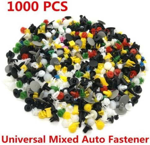1000pc Mixed Car Door Trim Panel Fender Bumper Rivet Push Retainer Fastener Clips