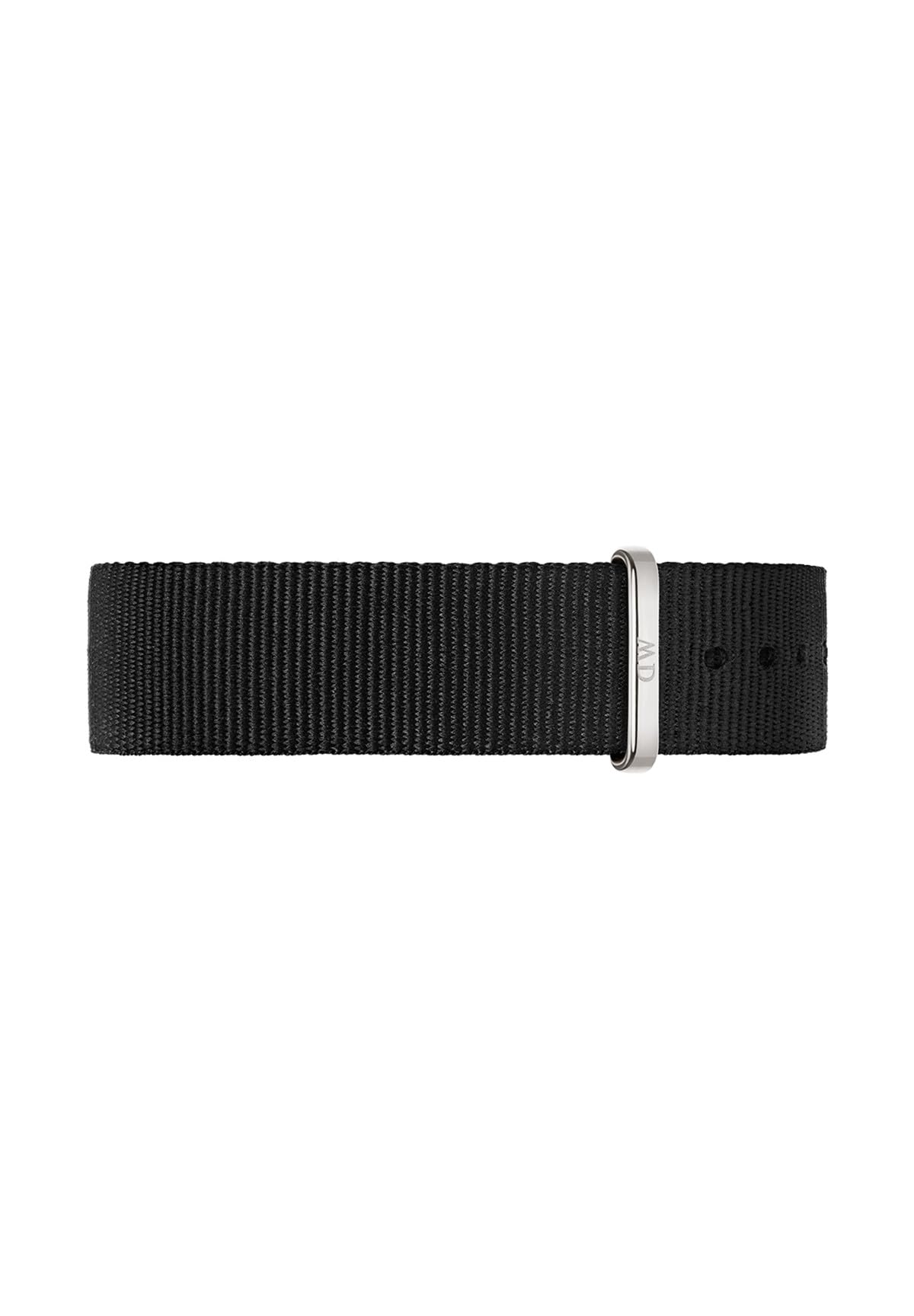 Daniel Wellington Classic Cornwall, Black/Silver Watch Strap, 20mm, NATO, for Men