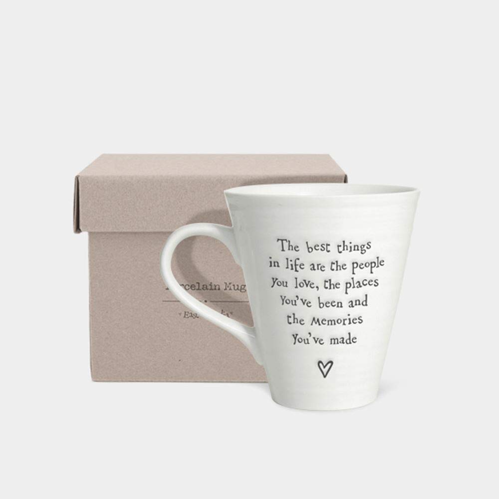 East Of India People Places and Memories Porcelain Mugs Gift Boxed