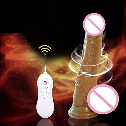 QEARLJAMIE Wireless rechargeable Electric Realistic Silicone di l -do with Sturdy Suction Cup Pen is Rotation di l -do Artifical Pen is Fake Dicks