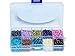 SuperDuo Czech Glass Seed Beads 2.5x5mm 120g - 10 colors with storage box. (#2)