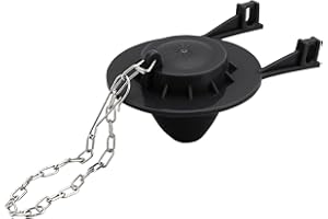 PUREHAVEN 2 Inch Toilet Flapper Replacement Kit,Universal Toilet Stopper Flapper Compatible with Most American Standard Kohler Fluidmaster TOTO Gerber Toilets Tank,Water Saving Rubber Flush Valve Flapper(Black)