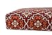 BOSSIMA Indoor/Outdoor Red Damask Deep Seat Chair Cushion Set.Spring/Summer Seasonal Replacement Cushions
