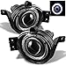 AKKON - For 2002-2009 Dodge Ram Pickup Truck Halo Projector Fog Lights Lamps w/Switch + Wiring Harness + Bulb