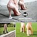 High Heel Protectors by MEGON - Heels Stopper for Women's Shoes, 6 pairs Small/Medium/Large - Perfect for Weddings, Races, Formal Occasions - Protecting from Grass, Gravel, Bricks & Cracks