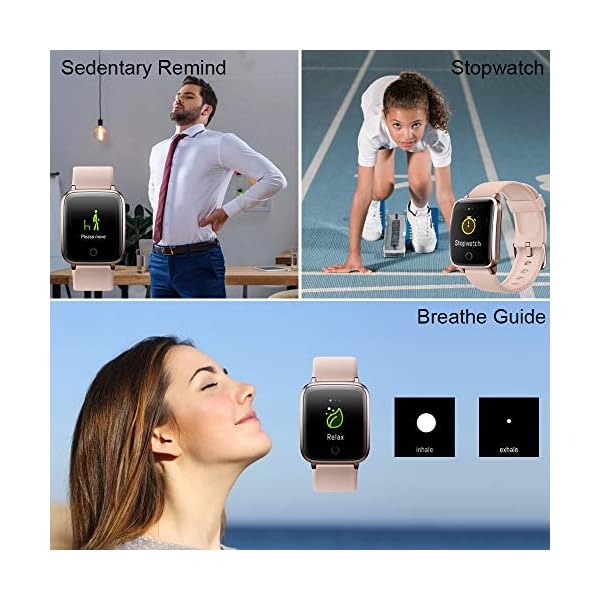 Smart-Watch-LIFEBEE-Fitness-Trackers-for-Women-Man-with-Heart-Rate-Monitor-Pedometer-Fitness-Watch-IP68-Waterproof-with-Calorie-Counter-StopWatch-Activity-Tracker-For-IOS-Android Smart Watch, LIFEBEE Fitness Trackers for Women Man with Heart Rate Monitor, Pedometer Fitness Watch IP68 Waterproof…