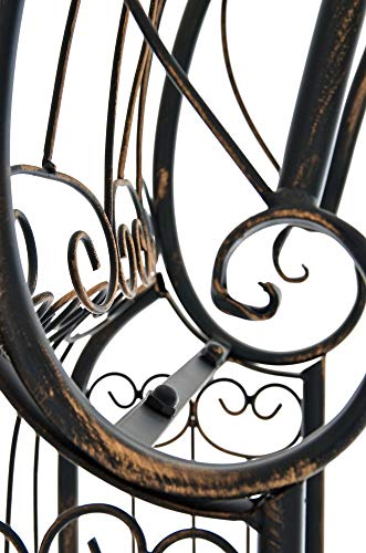CLP Rosenbogen Alessia I Rankhilfe aus Eisen I Romantischer Rankenbogen I erhältlich, Farbe:Bronze – Bild 8