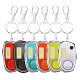 Safe Sound Personal Alarm, HOKOILN 6 Pack 130DB Safesound Personal Alarms for Women Keychain with COB Light, Emergency Self Defense for Kids and Elderly. Security Safe Sound Whistle Safety Siren(6 Mul