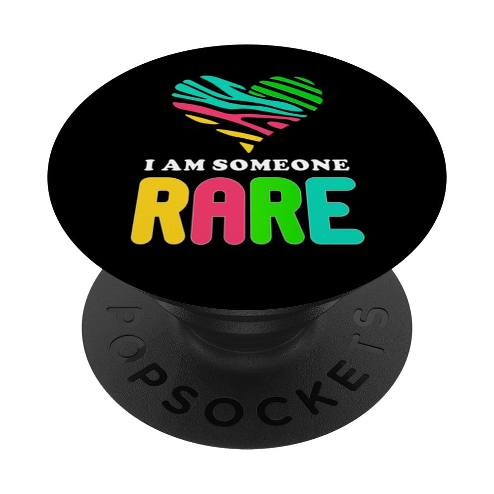 Rare Disease Day 2026 Shirt - I am Rare Disease Awareness PopSockets Adhesive PopGrip