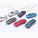 szzijia 5PCS 1:100 HO Scale Model LED Lighted Car with 12V Front and Rear Lights for Building Train Layout