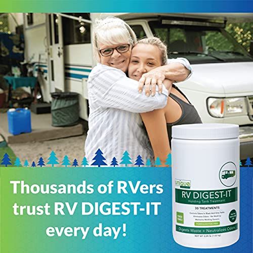Unique RV DigestIt Holding Tank Treatment Powder Toilet Treatment