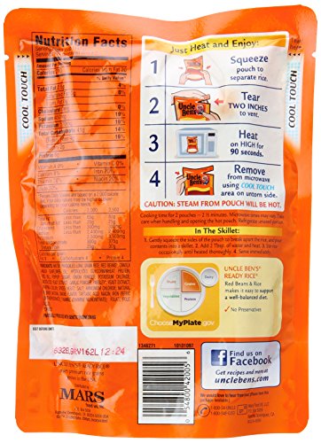 Uncle Ben's Ready Rice Red Beans & Rice, 8.5 oz - Thumbnail 3