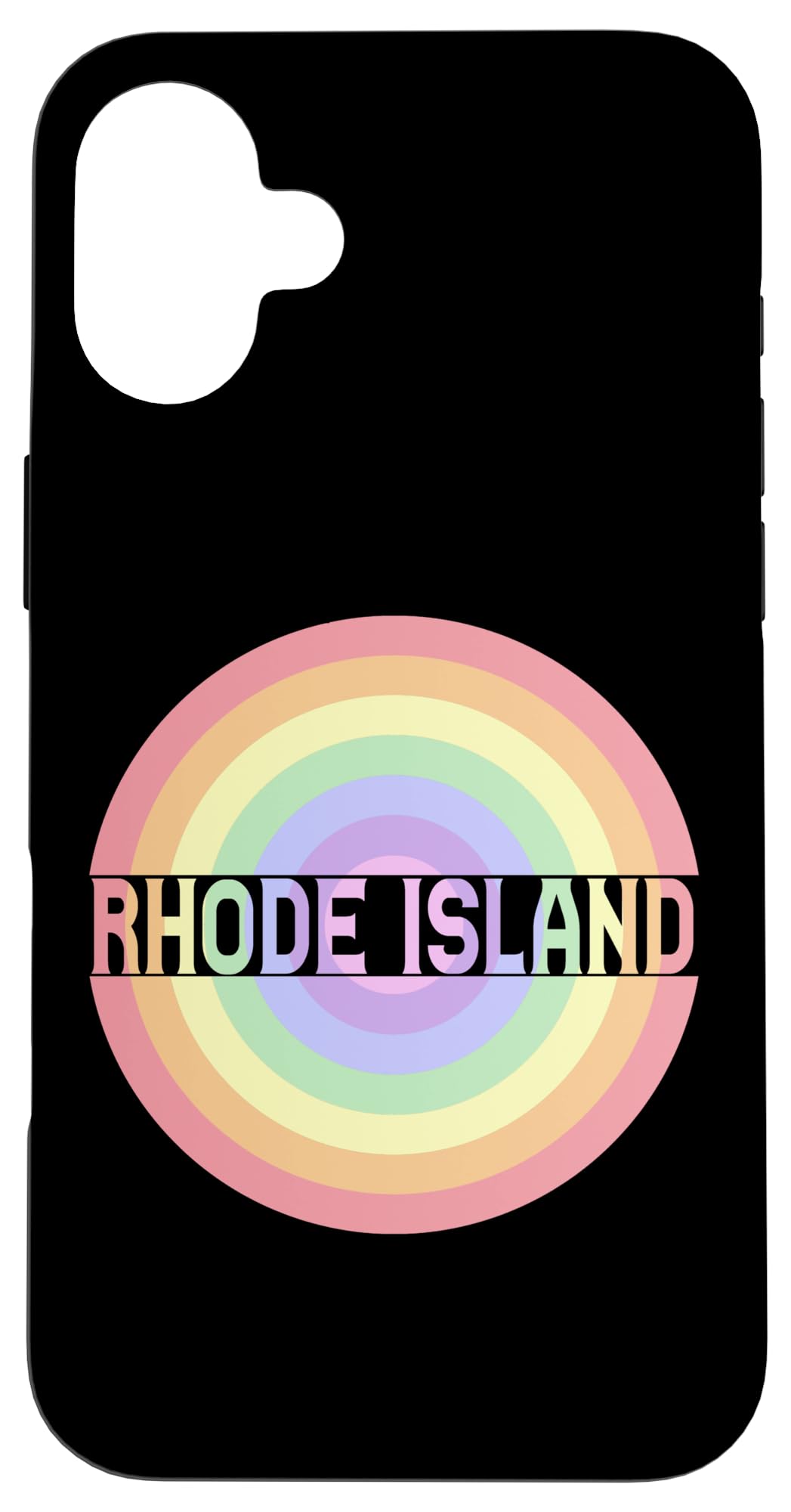iPhone 16 Plus Rhode Island RI Souvenir Keepsake Pastel for Adults Children Case