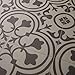 Vinyl Floor Runner, Durable, Soft and Easy to Clean, Ideal for Kitchen Floor, Entryway or Hallway Floor Mat. Freestyle, Wrought Iron Deco Pattern (2 ft x 6 ft)