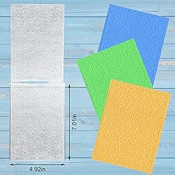 ALIBBON Flower Background Plastic Embossing Folders