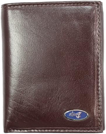 YACHT Fashion Men's Leather Wallet tri-fold Brown Design