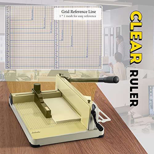 CGOLDENWALL Paper Cutter, Industrial Guillotine, 0.03 mm Precision Cutting Precision, 400 Sheets - 4 cm Maximum Cutting Thickness, Suitable for Office, Production, Leather Fabrics