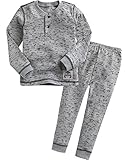 Vaenait Baby 12M-7T Kids Boys Sleepwear Pajama 2pcs Set Melange