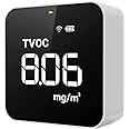 Temtop Smart Air Quality Monitor Indoor Home Air Testing for AQI, PM2.5, Formaldehyde and VOCs with WiFi Connection and Remote Monitoring via App,M10i