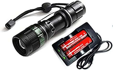 Supper Bright X2 Bikelight Headlight Cycling Bike Light 5000Lumens U2 LED Bike Front Headlight with 8.4V Waterproof Case for DIY Batteries Pack(Batteries not Included)