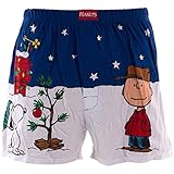 Peanuts Snoopy Charlie Brown Christmas Men's Boxer Shorts
