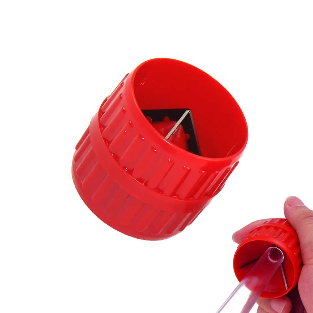 WACH AUF Universal Pipe Reamer Deburring Tool Acrylic Tubing Chamfer Tool Inner Outer Reamer 5-38MM Plumbing Tools RCT-208 Red