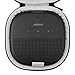 Geekria Shield Speaker Case Compatible with Bose SoundLink Micro, Replacement Travel Hard Shell Portable Speaker Protective Carrying Bag with Cable Storage, Keychain Hook (Grey)