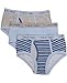 Calvin Klein Big Boys' Modern Cotton Assorted Briefs Underwear, Multipack, Stripe, Blue Bell, Heather Grey, Medium-8/10
