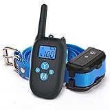 ALTMAN Dog Shock Collar 1000ft Remote Training and 100% Waterproof Rechargeable Shock Collar with Beep Vibration and Electric Dog Collar for All Size Dogs