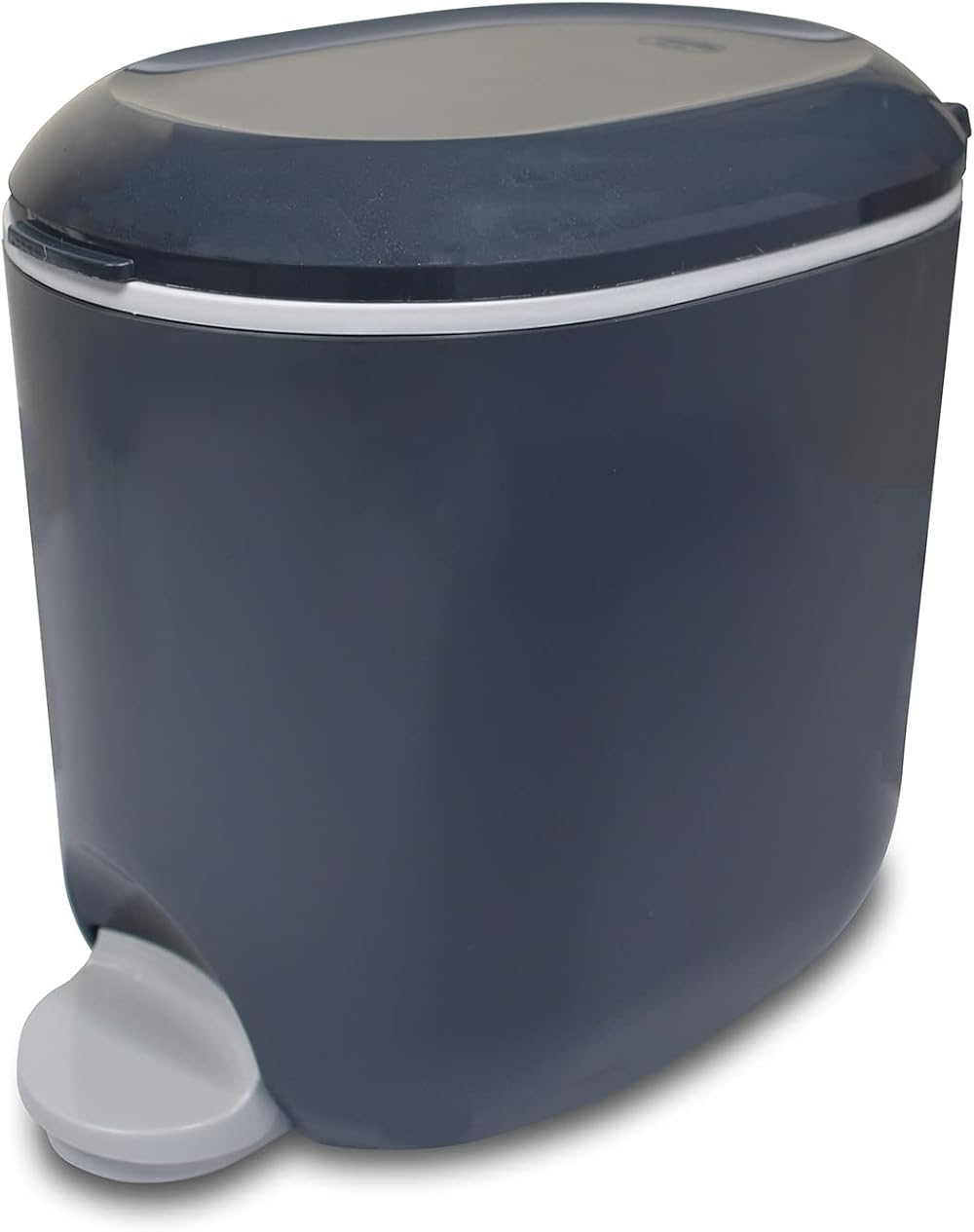 Addis Premium Deluxe Bathroom Pedal Bin 3.5L Charcoal & Light Grey