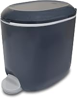 Addis Premium Deluxe Bathroom Pedal Bin 3.5L Charcoal & Light Grey