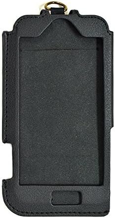 iPhone 6S/iPhone 6 (4.7inch) PU Leather Case with Neck Lanyard Strap Black [Japan Import]