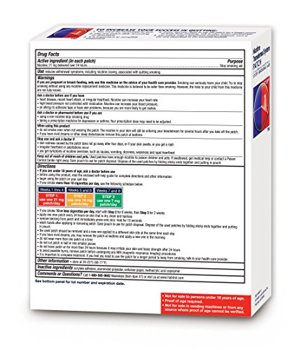 Habitrol Nicotine Patches Step 1 (21 mg) - Image 2