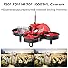 Redpawz R011 Micro FPV Racing Drone with 1000TVL Camera, VR Goggles, FOV 120°Wide-Angle Live Video Quadcopter, One Key Return, Headless Mode RTF Drone for Beginners & Adults, 2Pc Modular Battery, Red