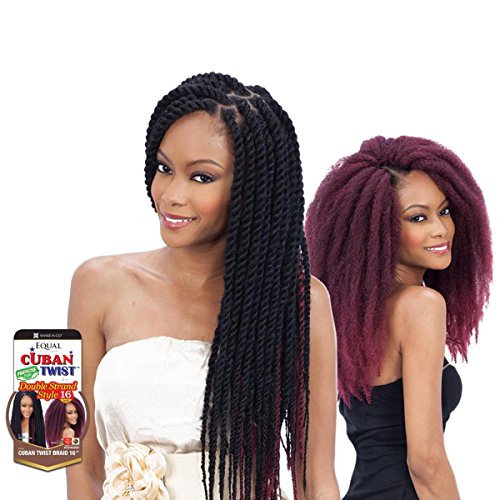 Freetress Equal Synthetic Hair Braids Havana Twist Style Cuban Twist 16
