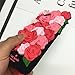 Pink 3D Rose Case for iPhone 6+ / 6s+ 6Plus Large Size 5.5