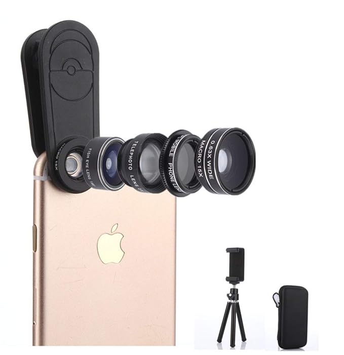 H&Q Lente Externa 5-en-1 de teléfono móvil Lente Gran Angular ...