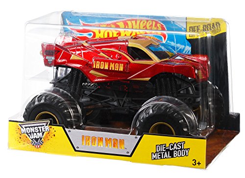 Hot Wheels Monster Jam 1:24 Die-Cast Ironman Vehicle