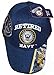 USA Retired Navy Baseball Style Embroidered Hat Blue Ball Cap Vet Us Veteran