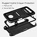 lovpec Moto Z3 Case, Moto Z3 Play Case, [Holster Series] Full Body Heavy Duty Rugged Shockproof Protective Case Cover with Kickstand and Belt Swivel Clip for Motorola Moto Z3 Play (Black)