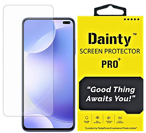 Dainty Tempered Glass Screen Guard Gorilla Protector for Poco X2 (Full Screen Coverage Except Edges - 11D Original Tempe