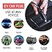 VaygWay Electric Heated Car Blanket - 12 Volt Fleece Travel Blanket - Throw for Car Truck RVs - Heating Blanket for Cold Weathers - Portable 12V Heated Throw Blanket