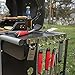 Grillinator BBQ Tool Rack and Accessories Hanger: The Ultimate Outdoor Hanging Barbecue Grill Utensil Holder for Gas, Pellet or Wood Grills Installation … (Brushed Stainless Steel)