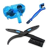 Bike Chain Scrubber,Bike Chain Cleaning Tool Rotating Brushes Chain Gear Cleaner Washer Quick Bicycle Motorcycle Maintenance Clean Accessories Set for Cycling Bike Road Bike Mountain Bikes by B.LeekS