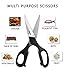 Heavy Duty Kitchen Shears Stainless Steel Multipurpose Scissors