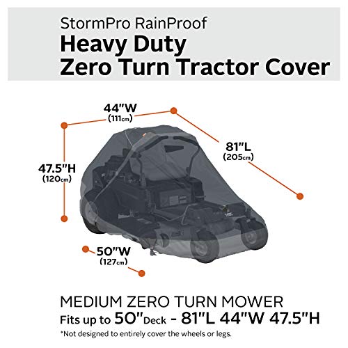 Classic Accessories StormPro Waterproof HeavyDuty Zero Turn Mower