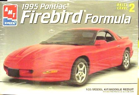 #6562 AMT/Ertl 1995 Pontiac Firebird Formula 1/25 Scale Plastic Model Kit,Needs Assembly by AMT Ertl